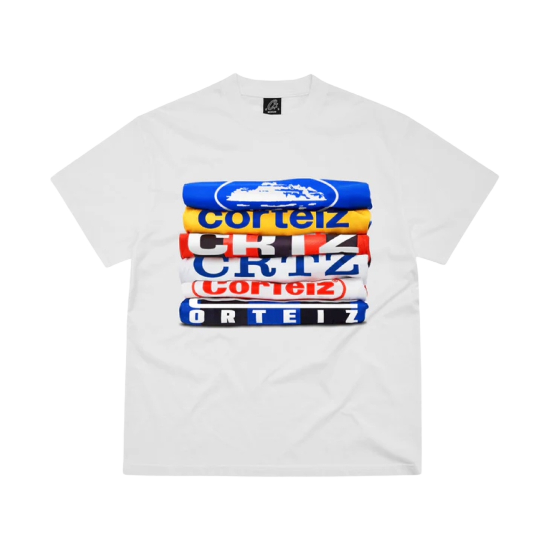 - Corteiz T-Shirt Stack T-Shirt New Blank White