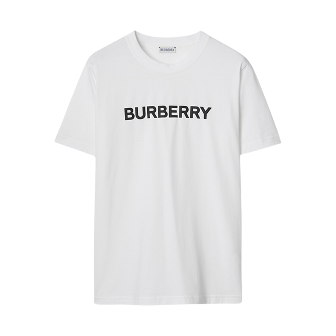 8080325 (W) Burberry Logo Cotton T-Shirt White