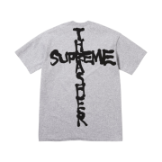 Supreme x Thrasher Cross T-Shirt Heather Grey - 24FW