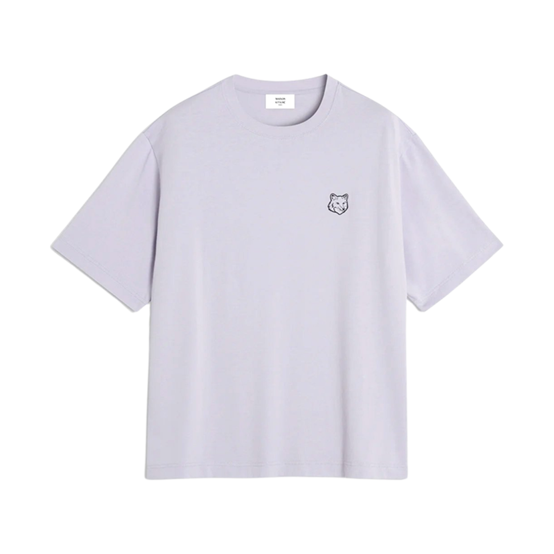LM00107KJ0119-0173 Maison Kitsune Bold Fox Head Patch Oversize T-Shirt Soft Mauve