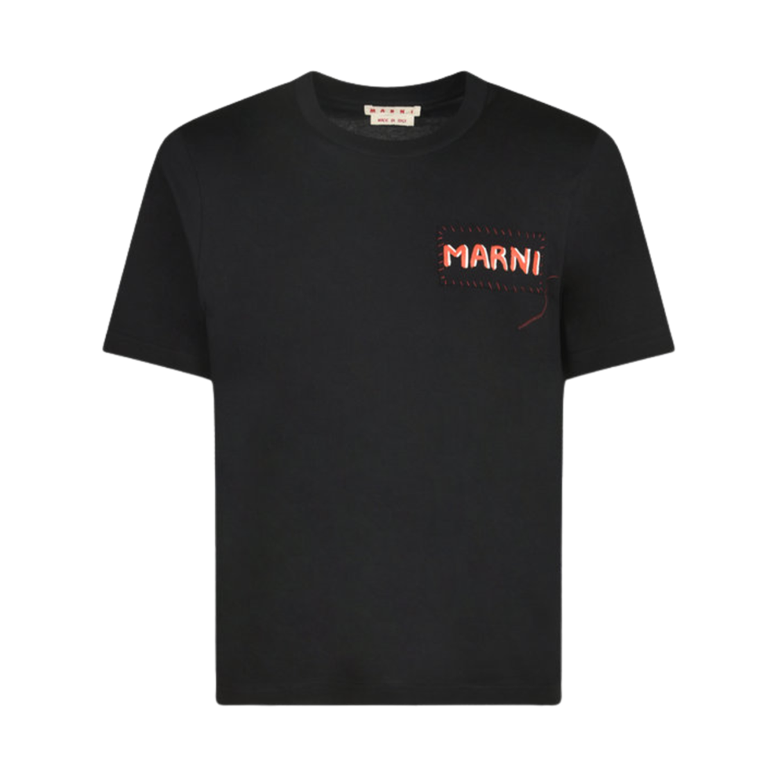 HUMU0198X0-UTC446-00N99 Marni Crewneck T-Shirt Black