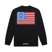 Chrome Hearts American Flag Dagger LS T-Shirt Black