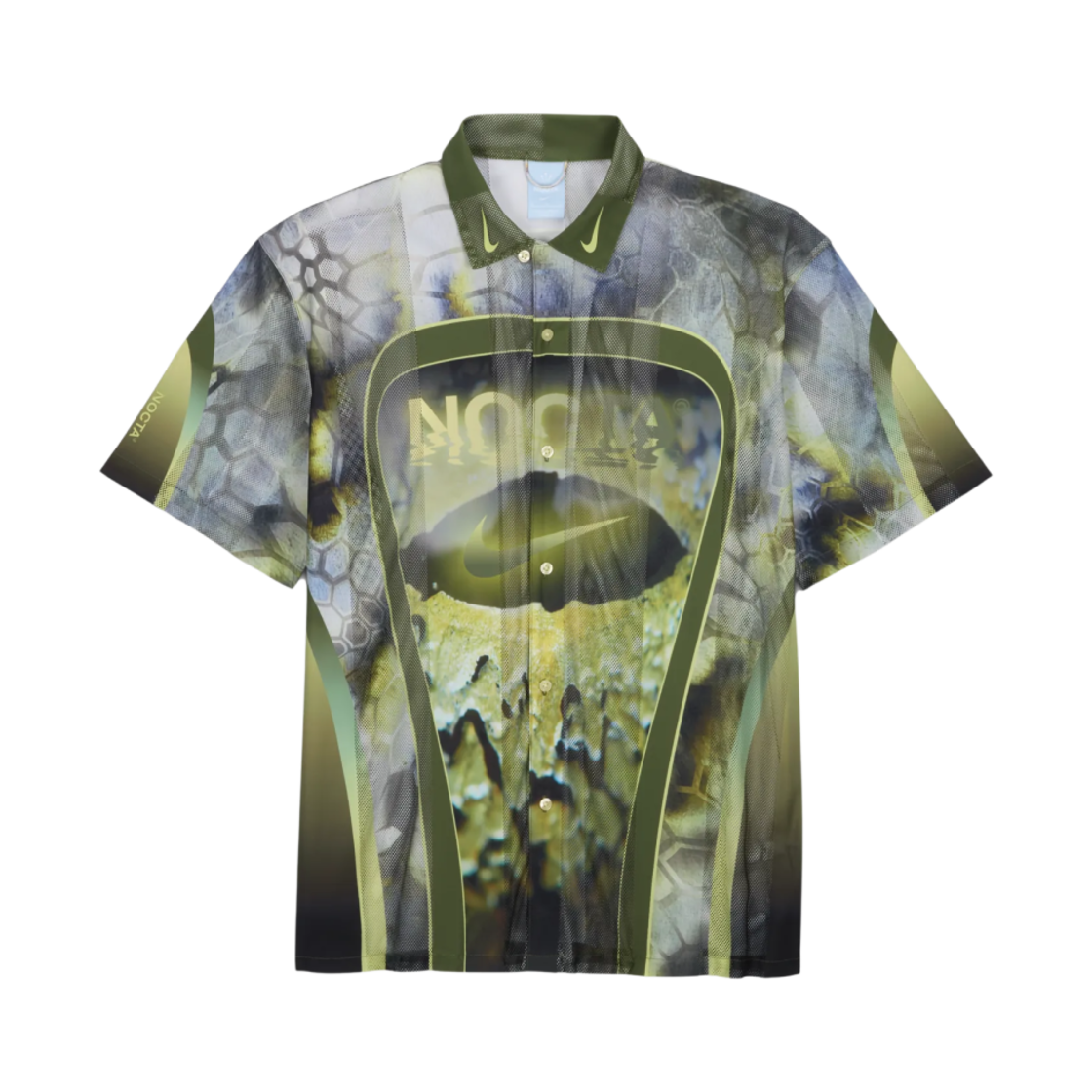 나이키 x 드레이크 녹타 오팔 티토 닉스 숏슬리브 탑 필그림 (FV1939-378)(Nike x Drake Nocta Opal Tito Neeks Button Down Short Sleeve Top Pilgrim (FV1939-378))