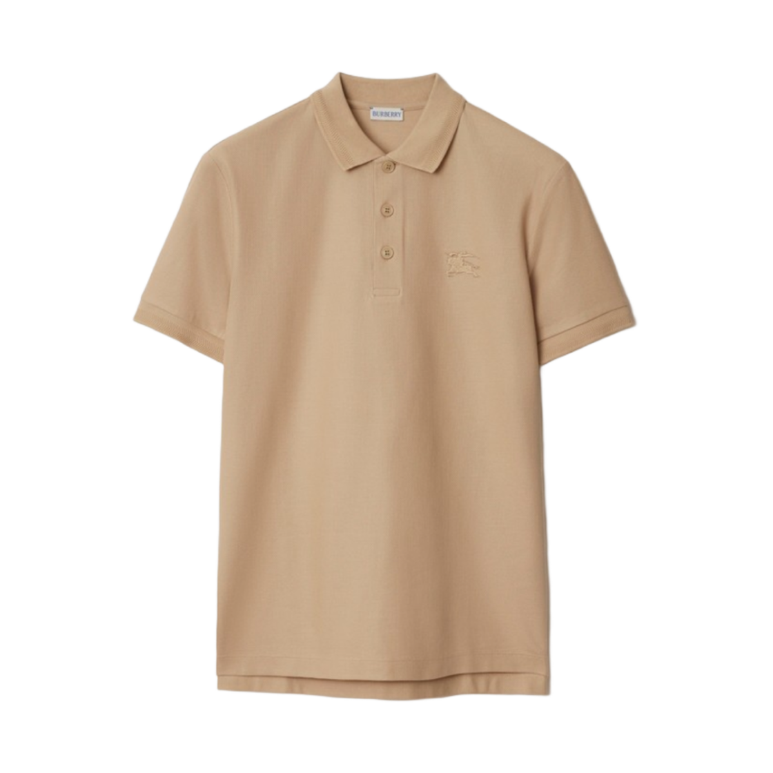 8099167 Burberry Cotton Polo Shirt Soft Fawn