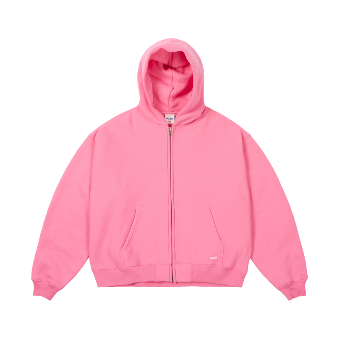 - Palace Unisex Zip Hood Hot Pink - 25SS