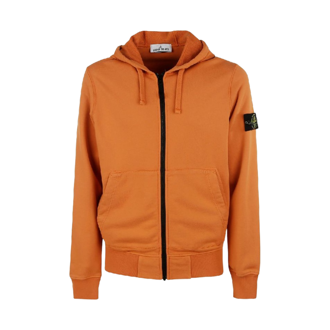 스톤 아일랜드 64251 코튼 플리스 후드 집업 시에나 브라운 - 23SS(Stone Island 64251 Cotton Fleece Full Zip Hooded Sweatshirt Sienna Brown - 23SS) - 1