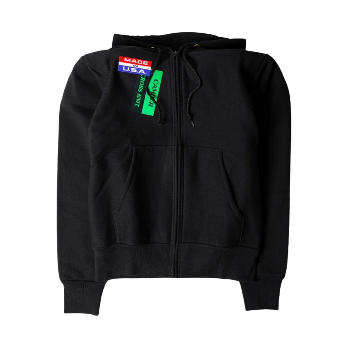 - Camber USA Cross Knit Hoodie Zip Black