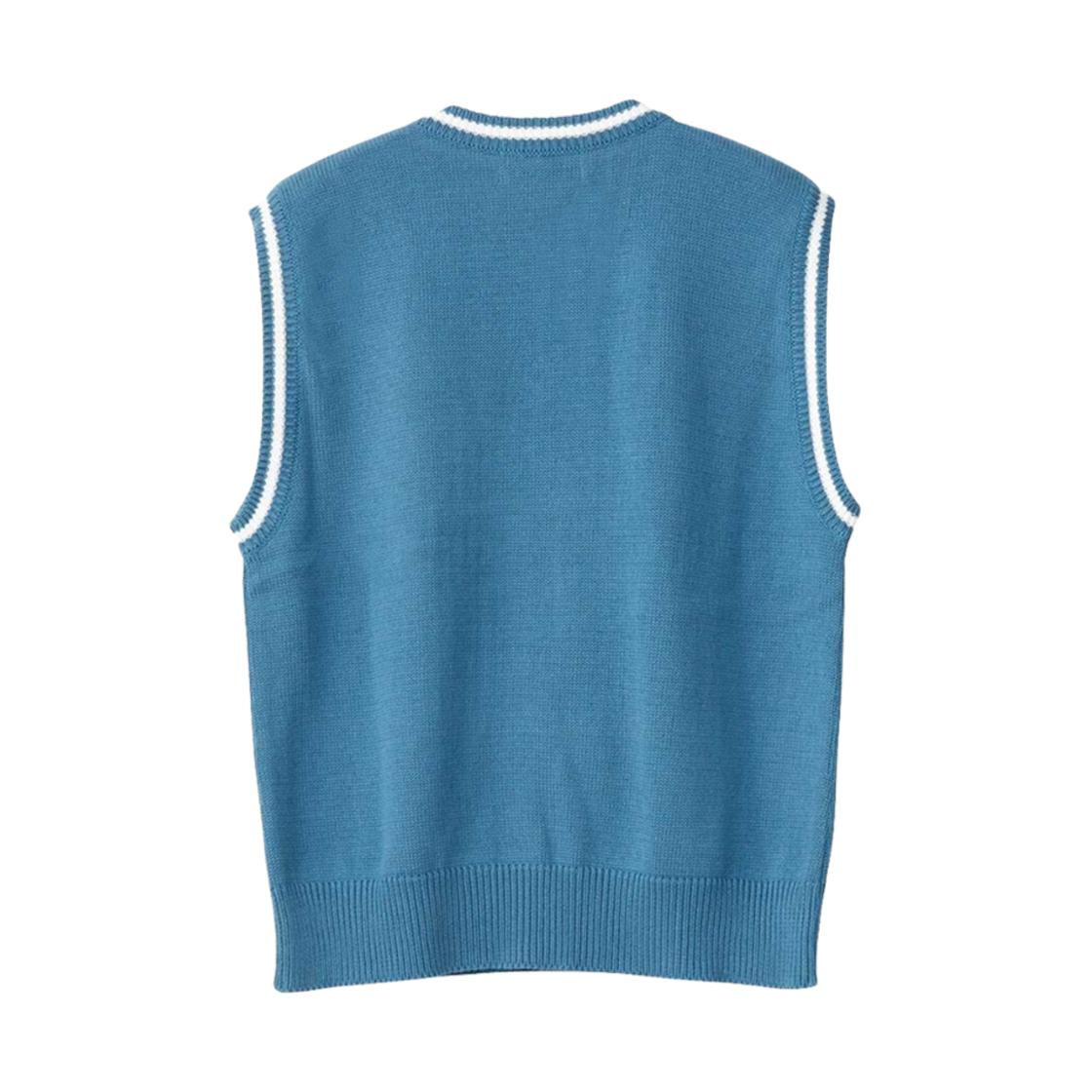 (W) 히스테릭 글래머 디지 & 밀키 자카드 베스트 블루((W) Hysteric Glamour Dizzy & Milky Jacquard Vest Blue) - 2