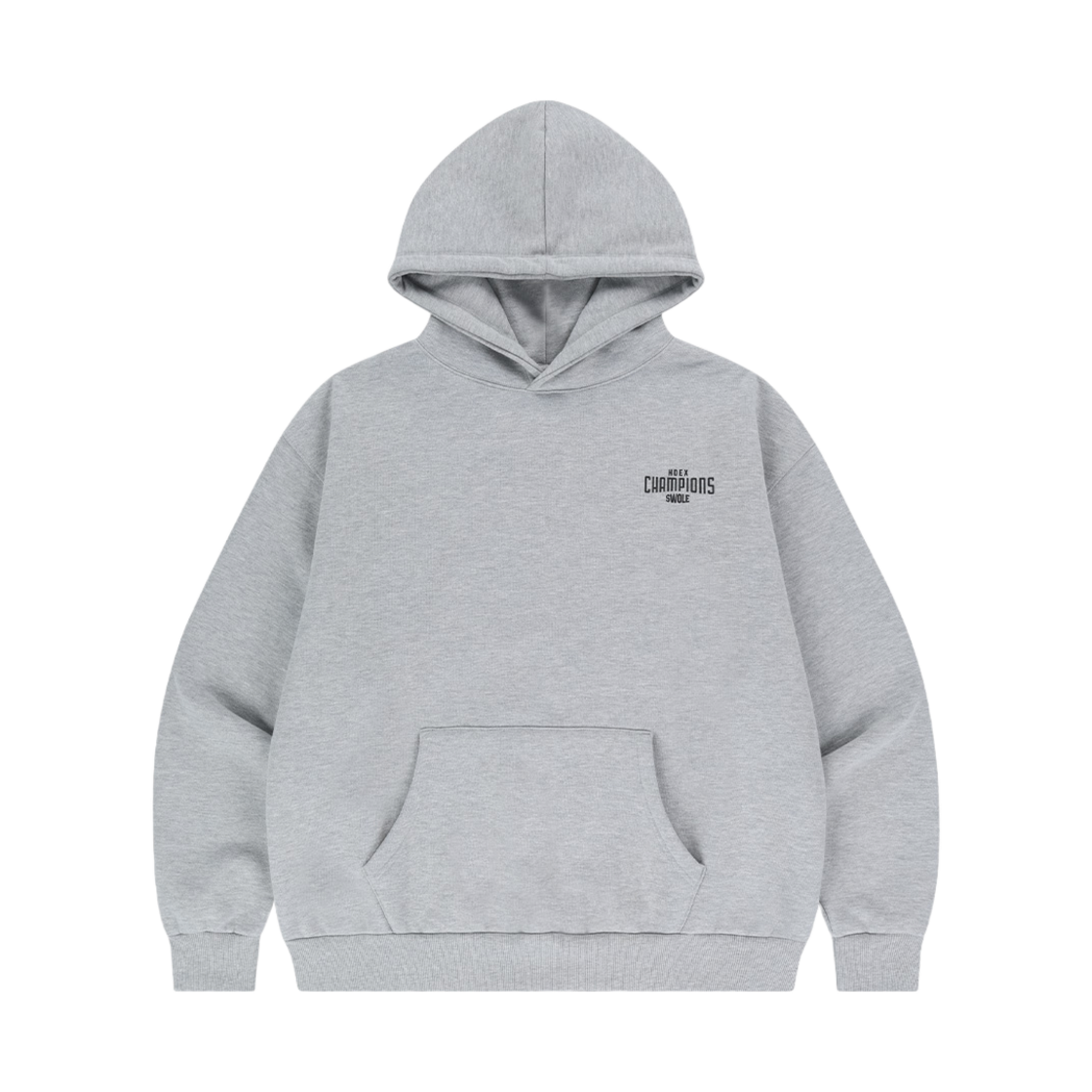 에이치덱스 챔피언스 기모 후디 멜란지 그레이