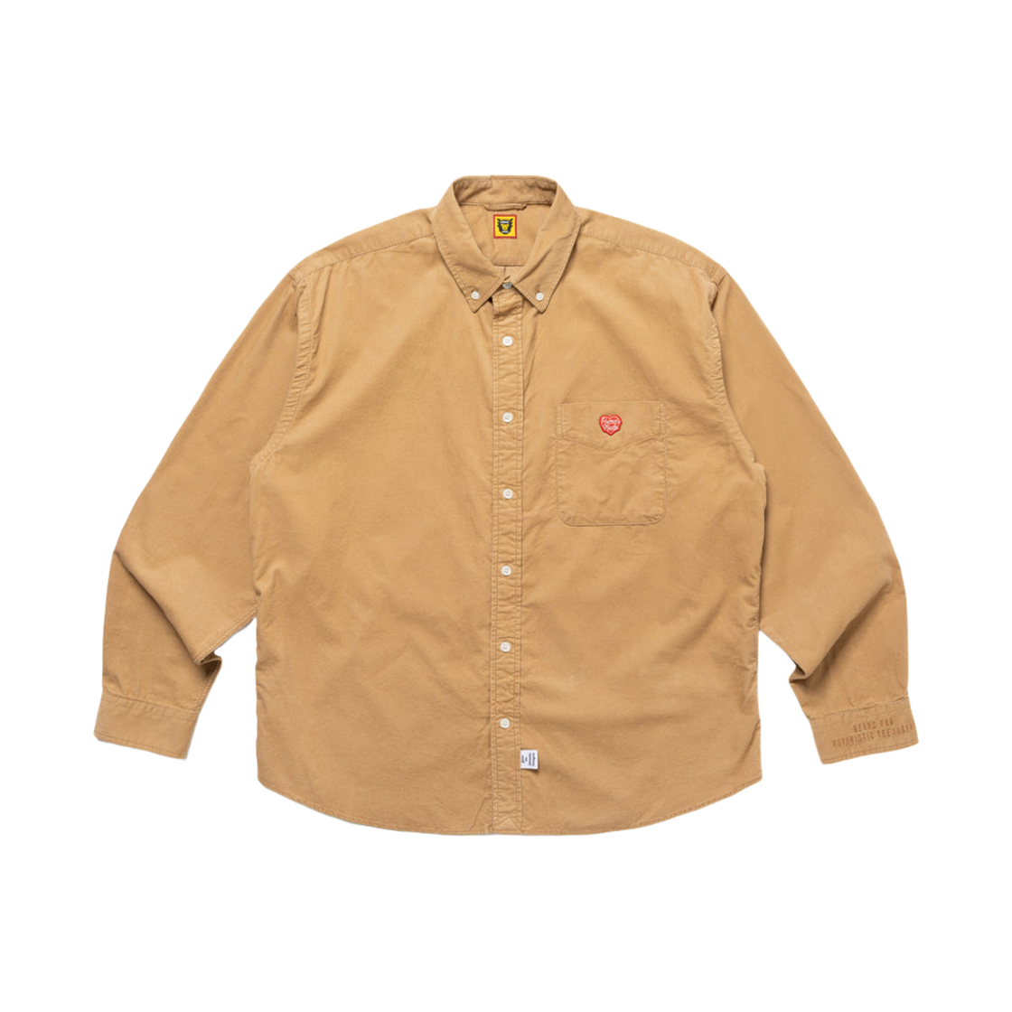 HM26SH009 Human Made Corduroy B.D L/S Shirt Beige