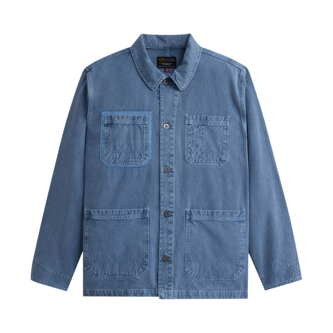 AI25I1000019AIB ALPHA INDUSTRIES Ctn Chore Coat Airborne Blue