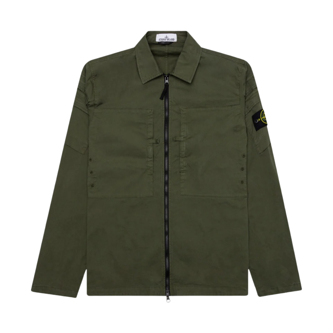 791510610-V0058 Stone Island 10610 Stretch Cotton Gabardine Olive Green - 23FW