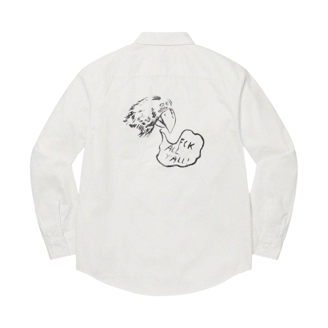 슈프림 레이몬드 페티본 워크 셔츠 화이트 - 22FW(Supreme Raymond Pettibon Work Shirt White - 22FW) - 1