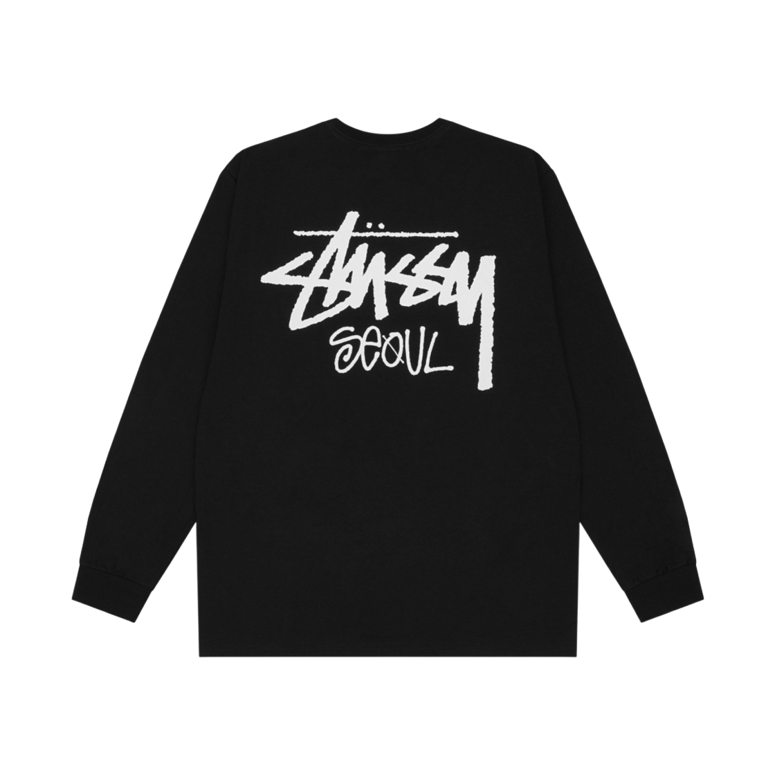 ★STUSSY★STOCK SEOUL LONG SLEEVE T-SHIRT ロンT★追跡可 스투시 스탁 서울 롱슬리브 티셔츠 블랙 2023 | Stussy | KREAM