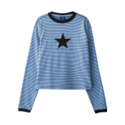 BadBlue Stripe My Little Star L/S Blue