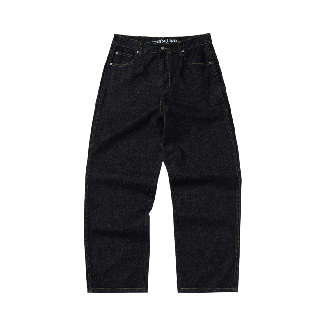 스웨이드 배기 데님 로우 인디고(Suade Baggy Denim Raw Indigo)