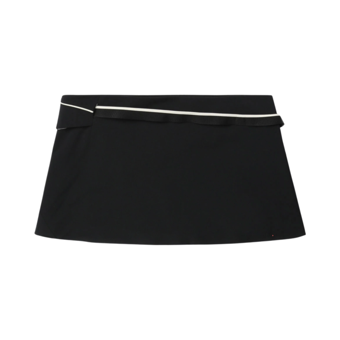 (W) 혜인 서 패널드 로우라이즈 미니스커트 블랙((W) Hyein Seo panelled low-rise miniskirt Black) - 2
