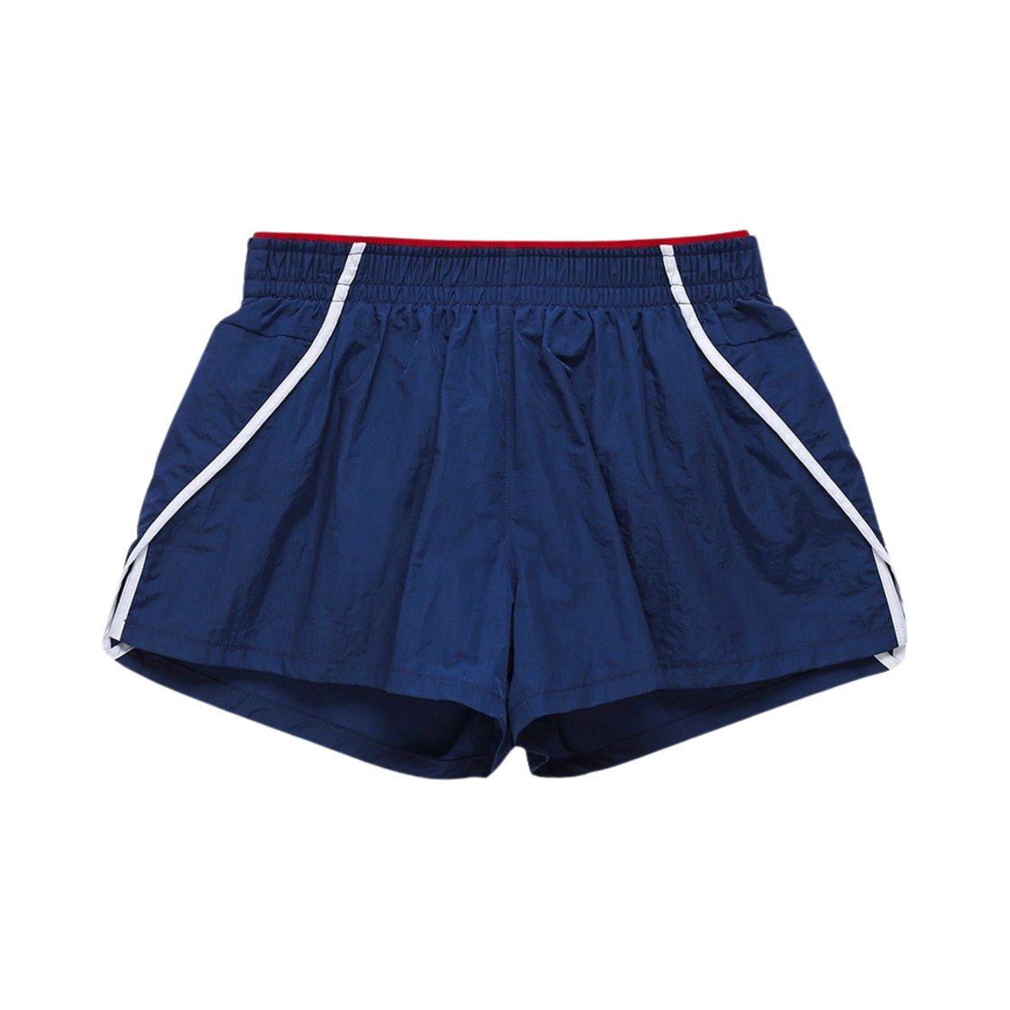 MENASOO-01758 Menasoo Running Track Nylon Shorts Navy