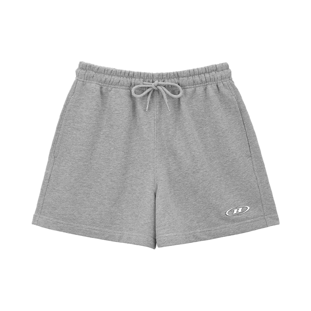 본투윈 우먼스 크롬 B 쇼츠 화이트 멜란지 그레이(BORN TO WIN W Chrome B Shorts Melange Grey)