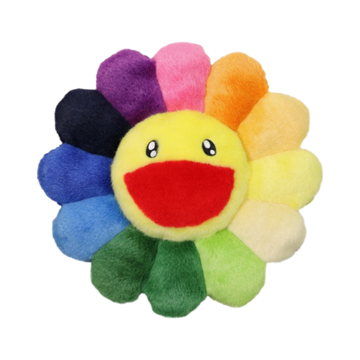 Kaikai Kiki Flower Cushion 30cm Rainbow