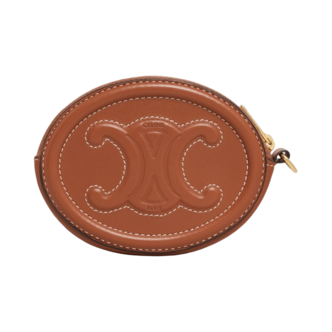 셀린느 스무스 카프스킨 코인 퍼스 레더 트리옹프 탄(Celine Coin Purse Cuir Triomphe in Smooth Calfskin Tan) - 4