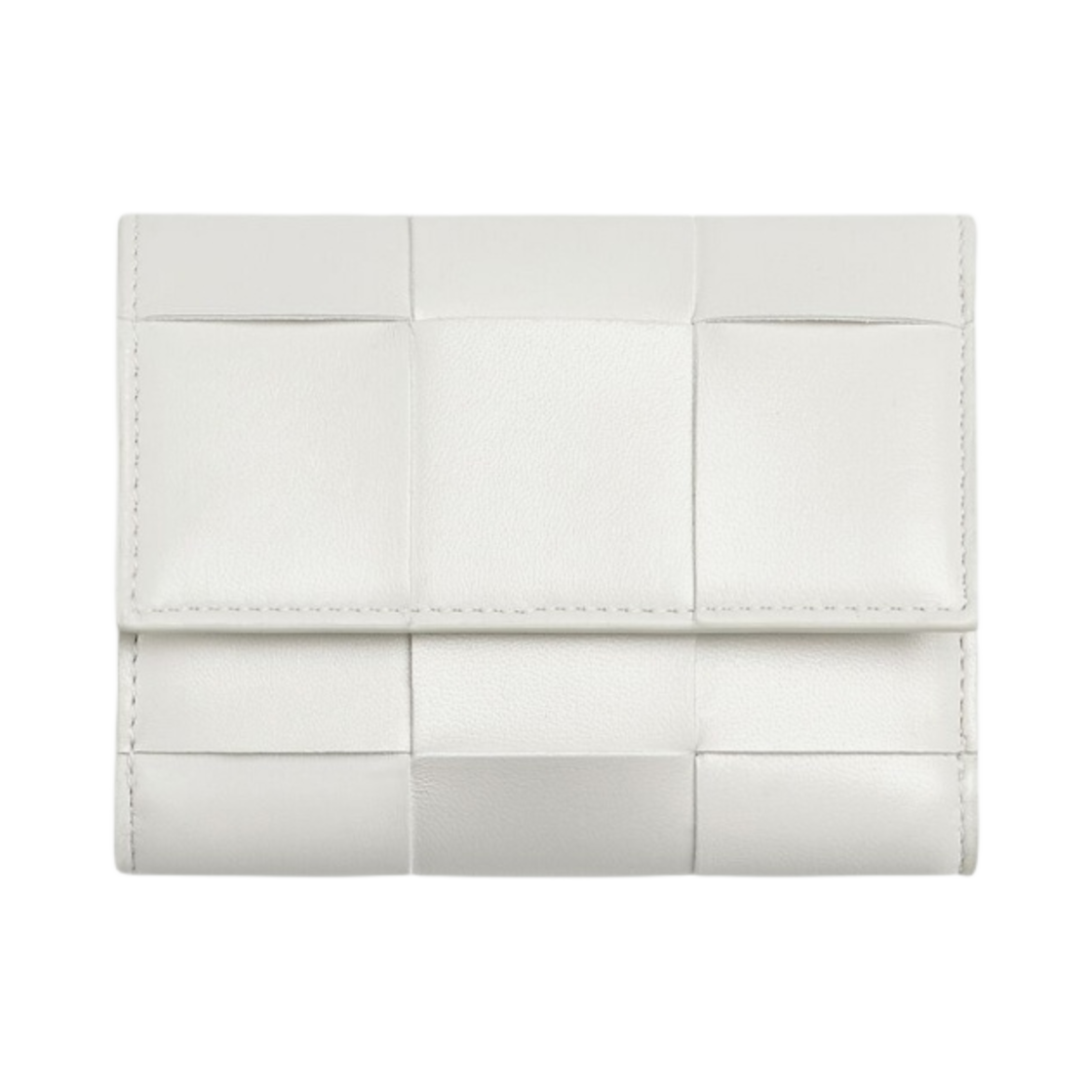 보테가 베네타 카세트백 트라이폴드 지퍼 지갑 초크(Bottega Veneta Cassette Tri-Fold Zip Wallet Chalk) - 1