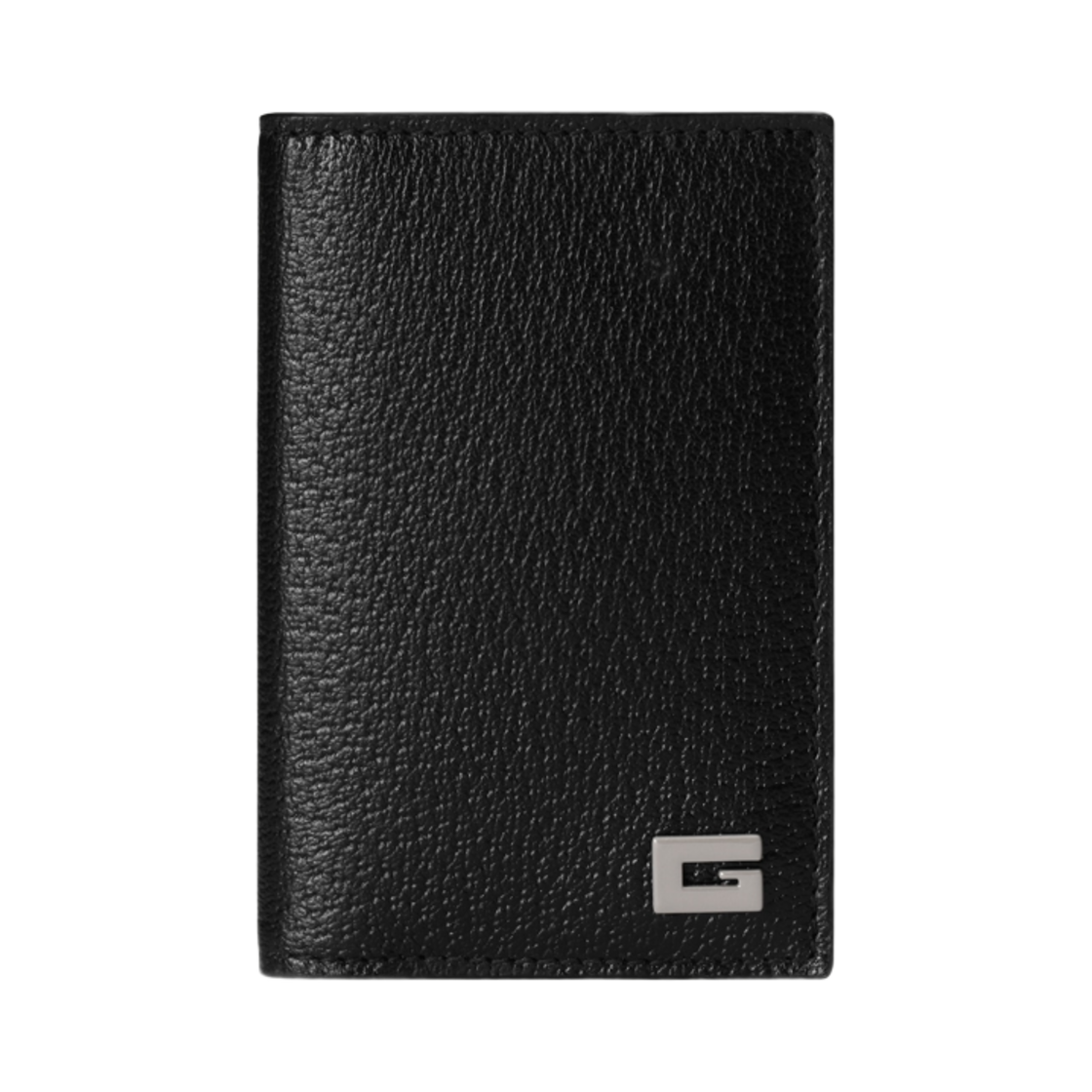 구찌 롱 카드 케이스 G 디테일 블랙 레더(Gucci Long Card Case with G Detail Black Leather) - 1