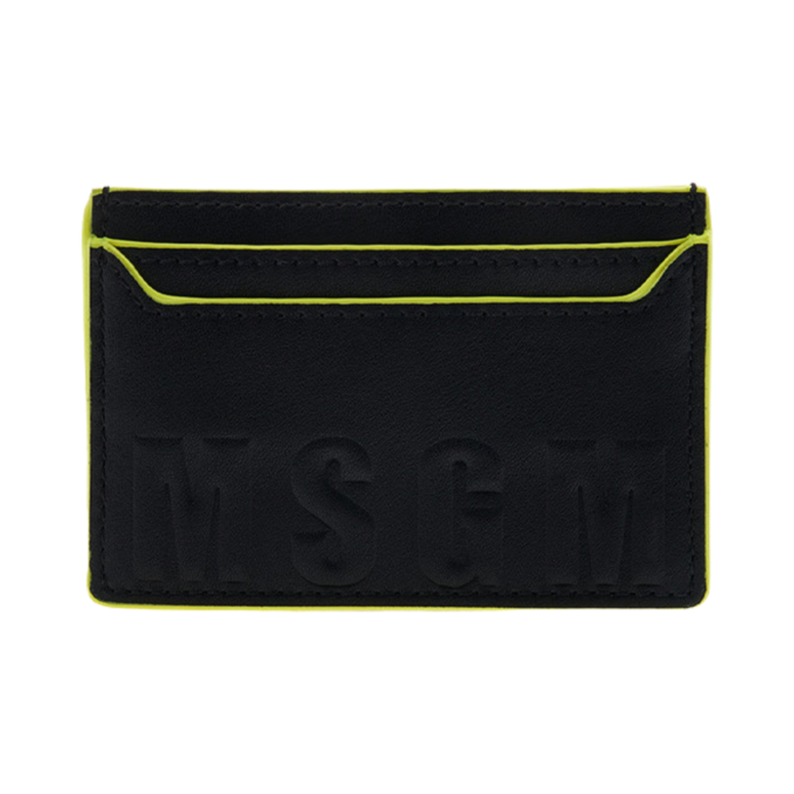 3340MZ54-716-99 MSGM Logo Card Holder Black
