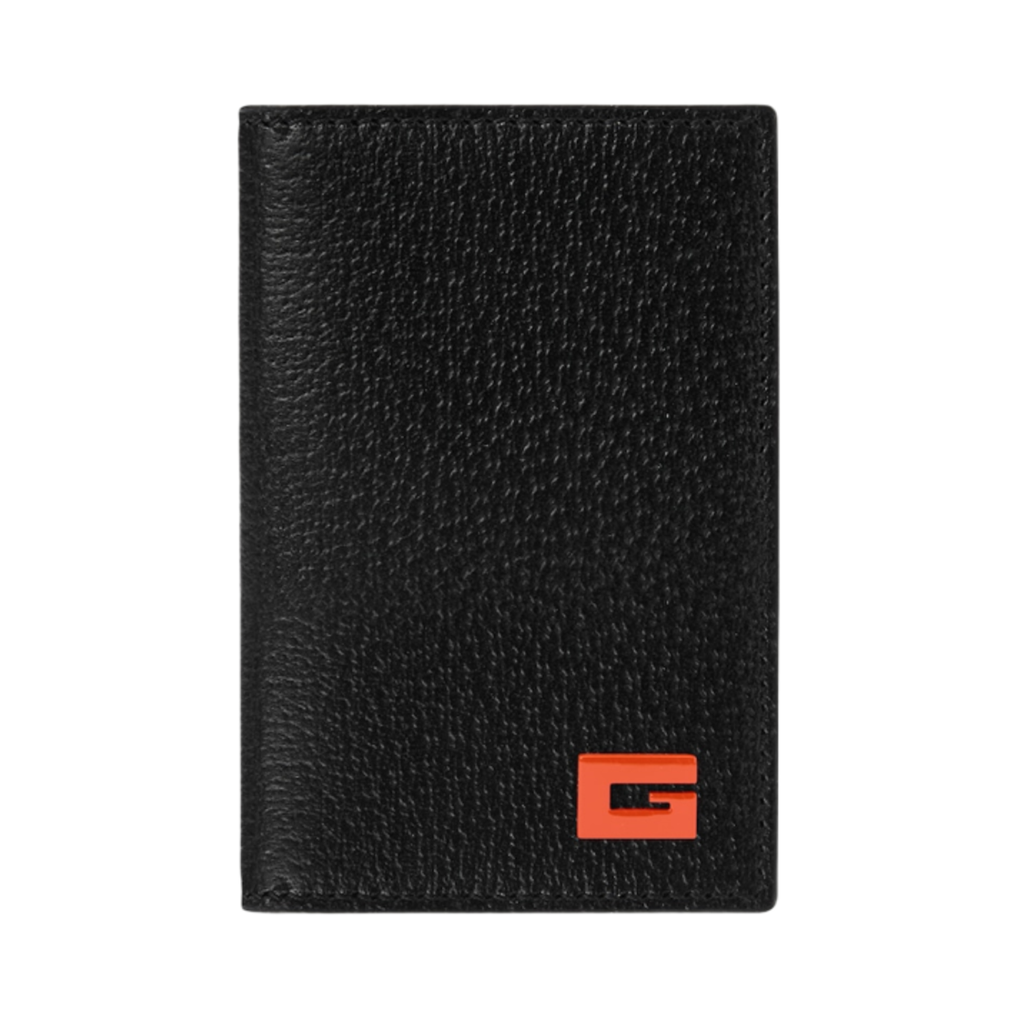 구찌 카드 케이스 지갑 G 디테일 블랙 레더(Gucci Card Case Wallet with G Detail Black Leather) - 1