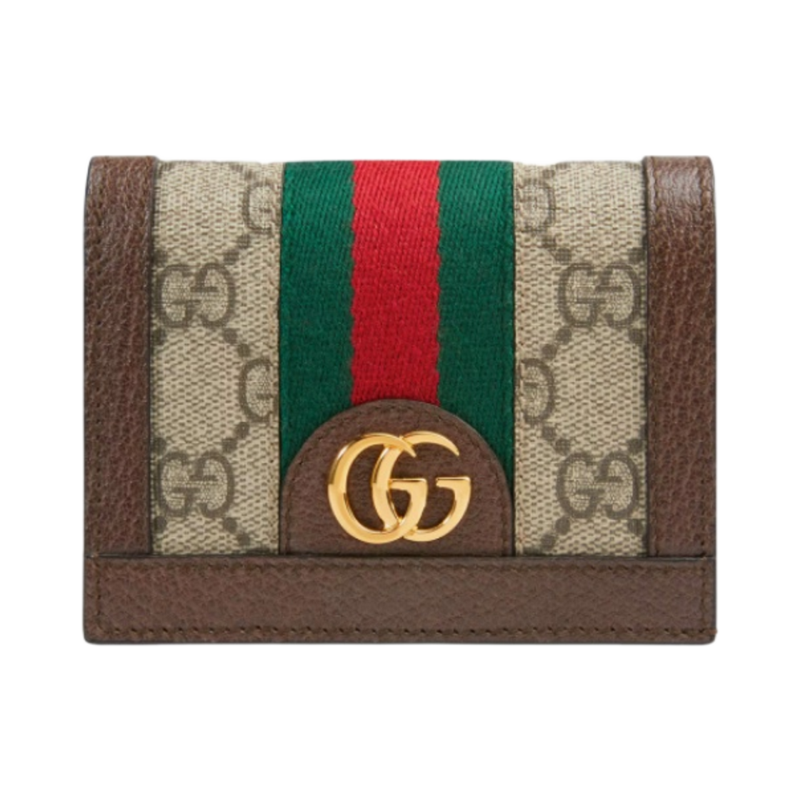 구찌 오피디아 GG 카드 케이스 지갑 베이지 에보니(Gucci Ophidia GG Card Case Wallet Beige Ebony)