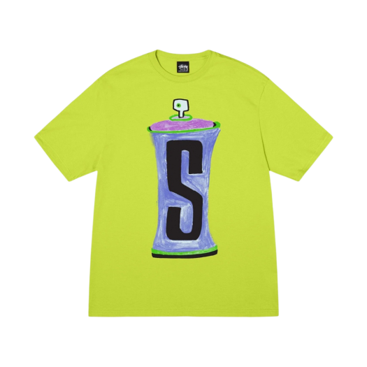 Stussy Spray Can T-Shirt Keylime