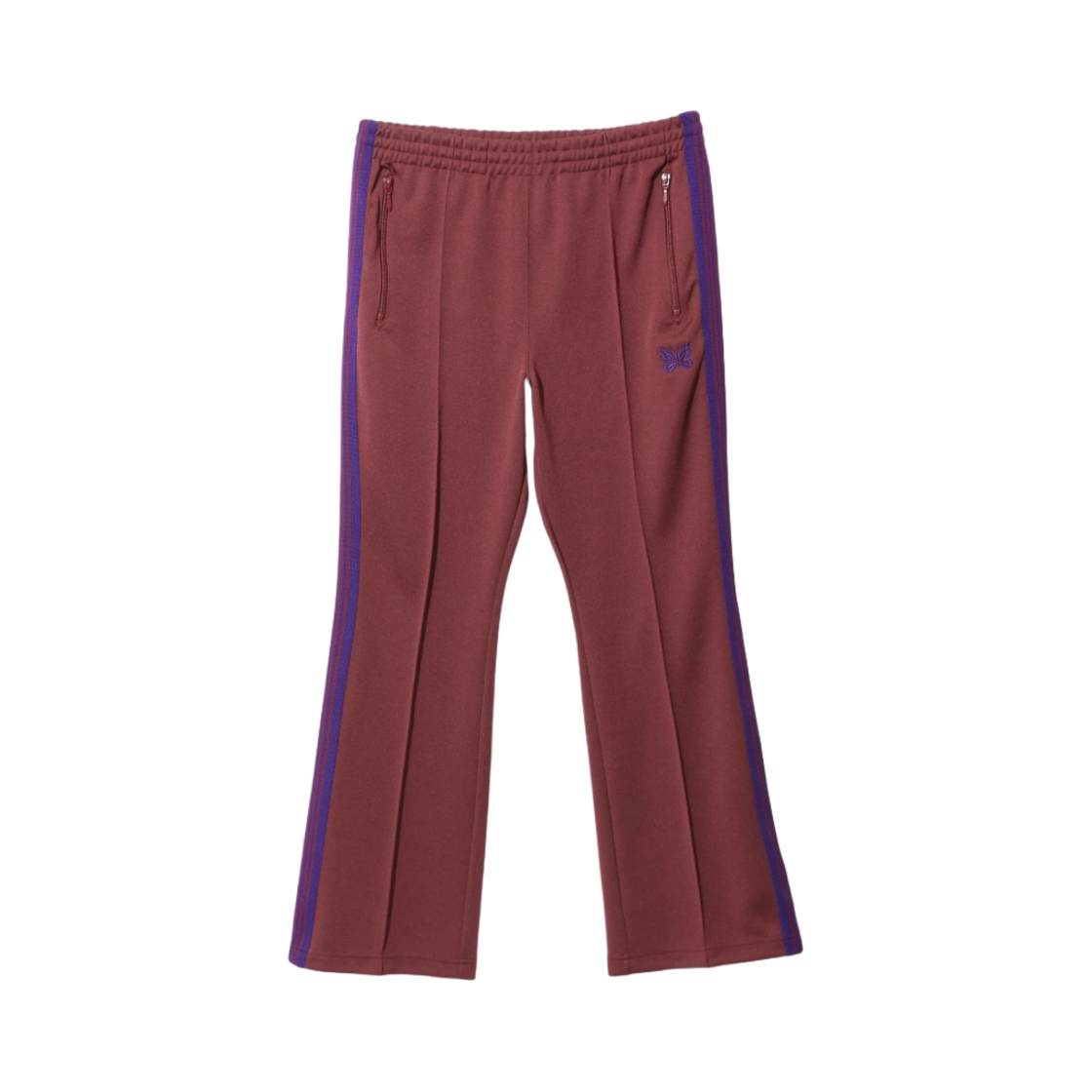 니들스 부츠컷 트랙 팬츠 폴리 스무스 와인
