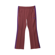 Needles Boot-Cut Track Pants Poly Smooth Wine