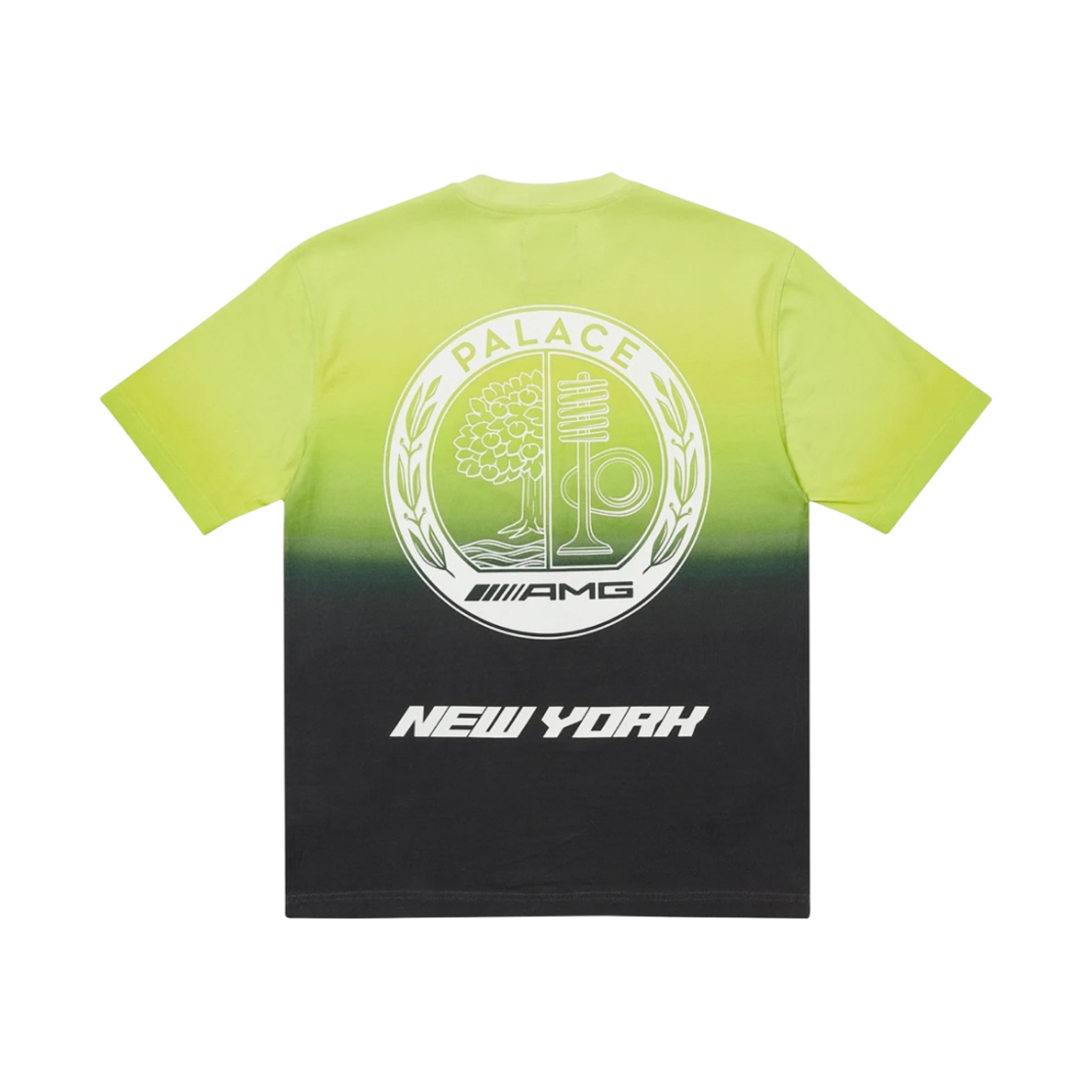 팔라스 x AMG 2.0 뉴욕 티셔츠 블랙 라임 - 22SS(Palace x AMG 2.0 Newyork T-Shirt Black Lime - 22SS) - 1
