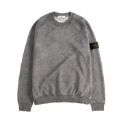 Stone Island 62290 Dust Colour Treatment Crewneck Sweatshirt Grey - 21SS