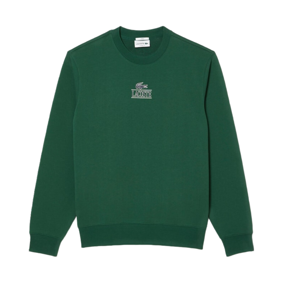 라코스테 뉴 로고 포인트 스웨트셔츠 스웨트셔츠 그린(Lacoste New Logo Point Sweatshirt Sweatshirt Green) - 1