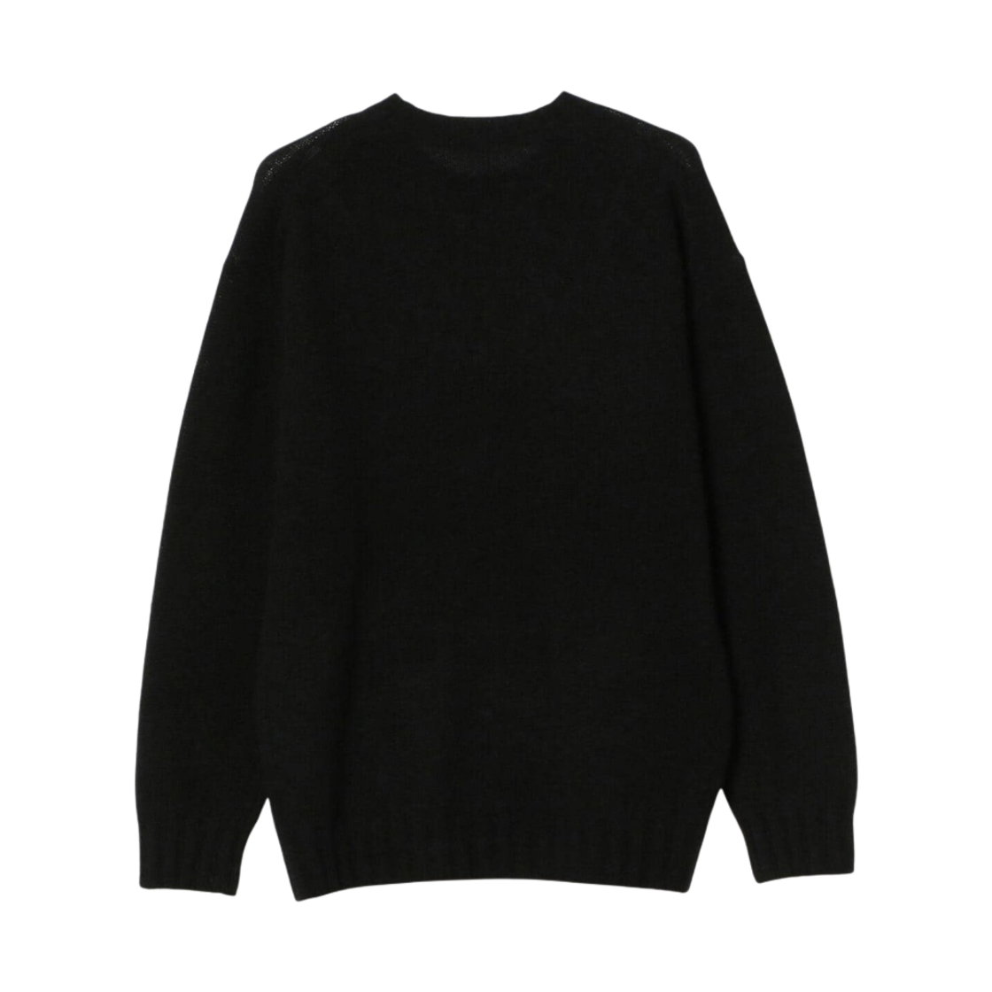 오라리 셰틀랜드 울 캐시미어 니트 풀오버 블랙(Auralee Shetland Wool Cashmere Knit Pullover Black) - 2