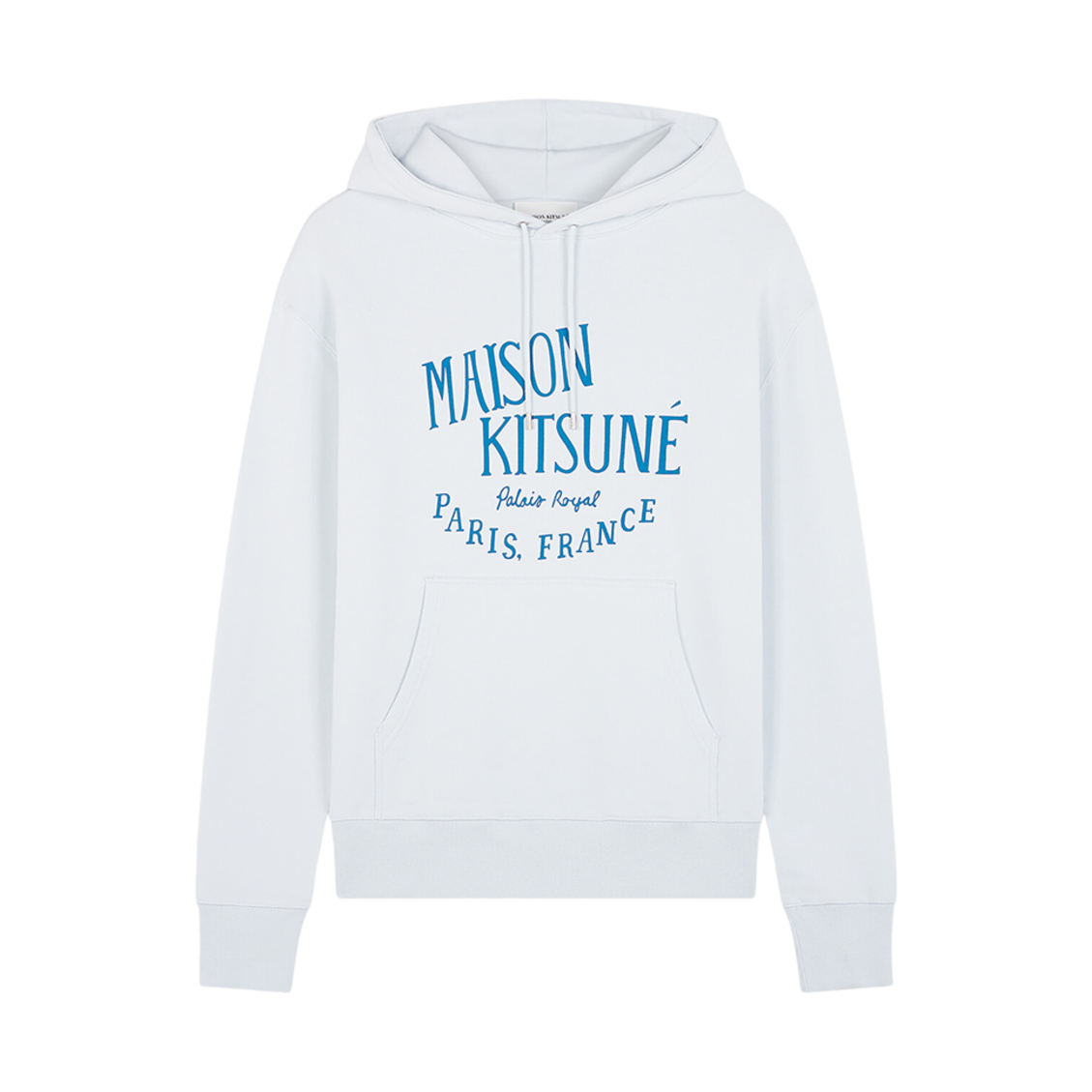 LM00707KM0001-P445 Maison Kitsune Palais Royal Classic Hoodie Grey Blue