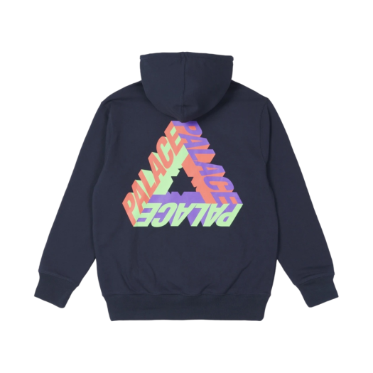 Palace P-3D Hood Navy - 21FW