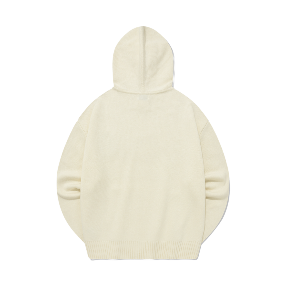 커버낫 C 로고 램스울 후디 니트 아이보리(Covernat C Logo Lambswool Hoodie Knit Ivory) - 2