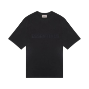 Essentials 3D Silicon Applique Boxy T-Shirt Dark Slate/Black 2020