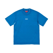 Supreme Overprint Small Box S/S Top Blue - 24SS