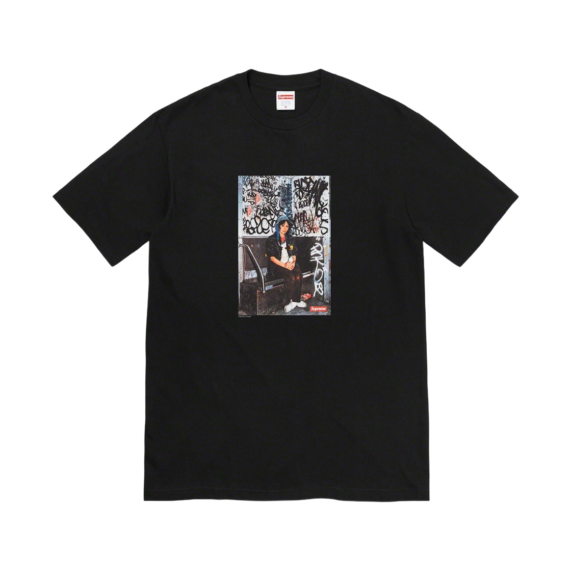 슈프림 x 레이디 핑크 티셔츠 블랙 - 21FW