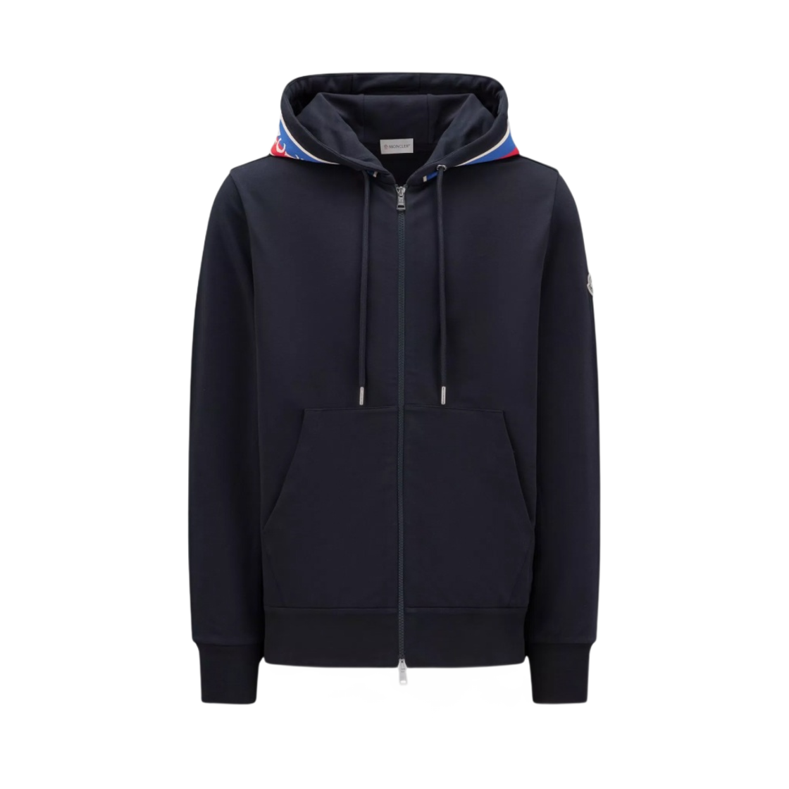몽클레르 로고 패치 집업 후드 블랙 - 23FW | Moncler | KREAM