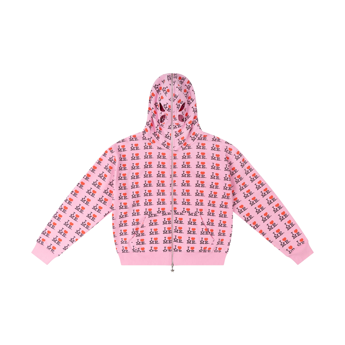 (W) 애슐리 윌리엄스 아이 하트 미 버터플라이 후드 핑크((W) Ashley Williams I Heart Me Butterfly Hoodie Pink)