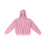 (W) Ashley Williams I Heart Me Butterfly Hoodie Pink