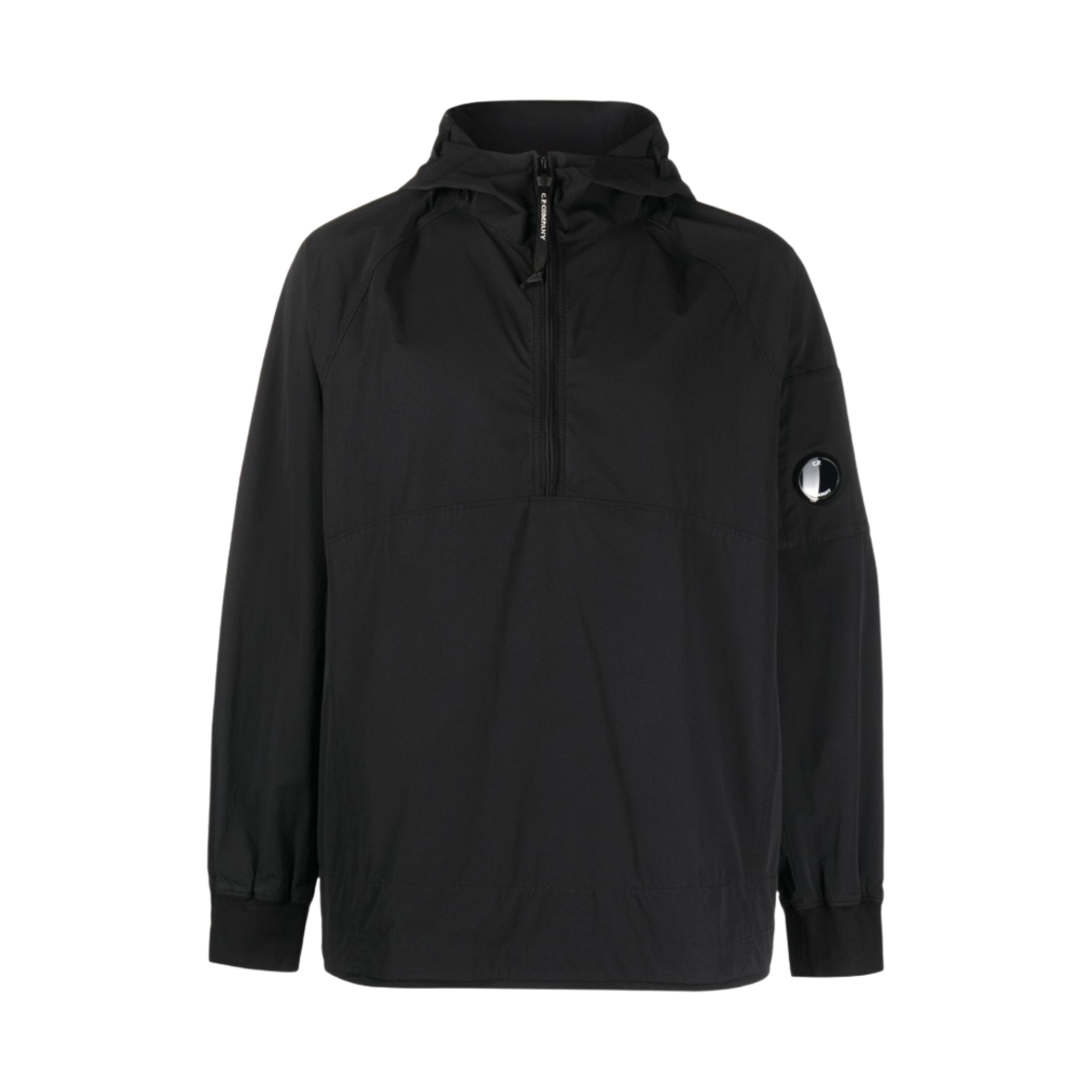 C.P. 컴퍼니 나일론 스트레치 더블 후드 블랙 - 23SS(C.P. Company Nylon Stretch Double Hoodie Black - 23SS) - 1