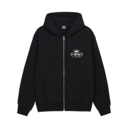 Stussy Built To Last Zip Hoodie Black
