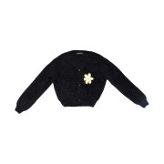 The Greatest Flower Cardigan Black