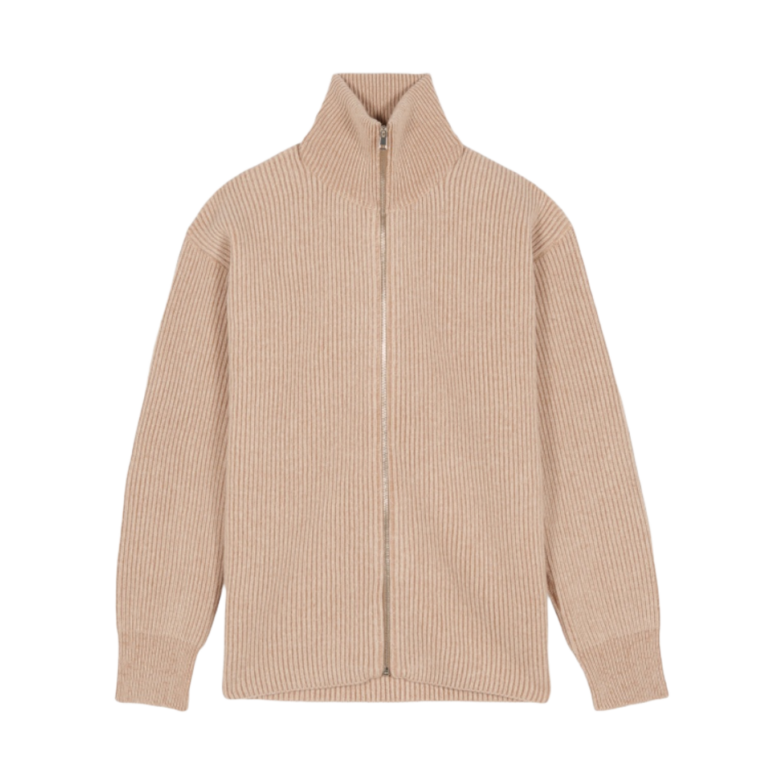 메종 키츠네 지퍼 가디건 베이지 멜란지(Maison Kitsune Zipped Cardigan Beige Melange) - 1